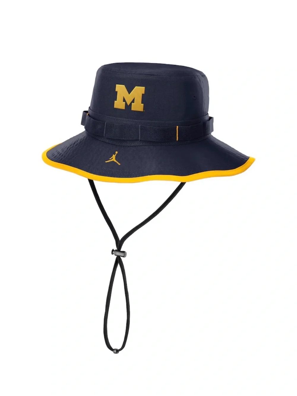 U of M Michigan Wolverines Jordan Brand On-Field Boonie Bucket Hat Navy Small